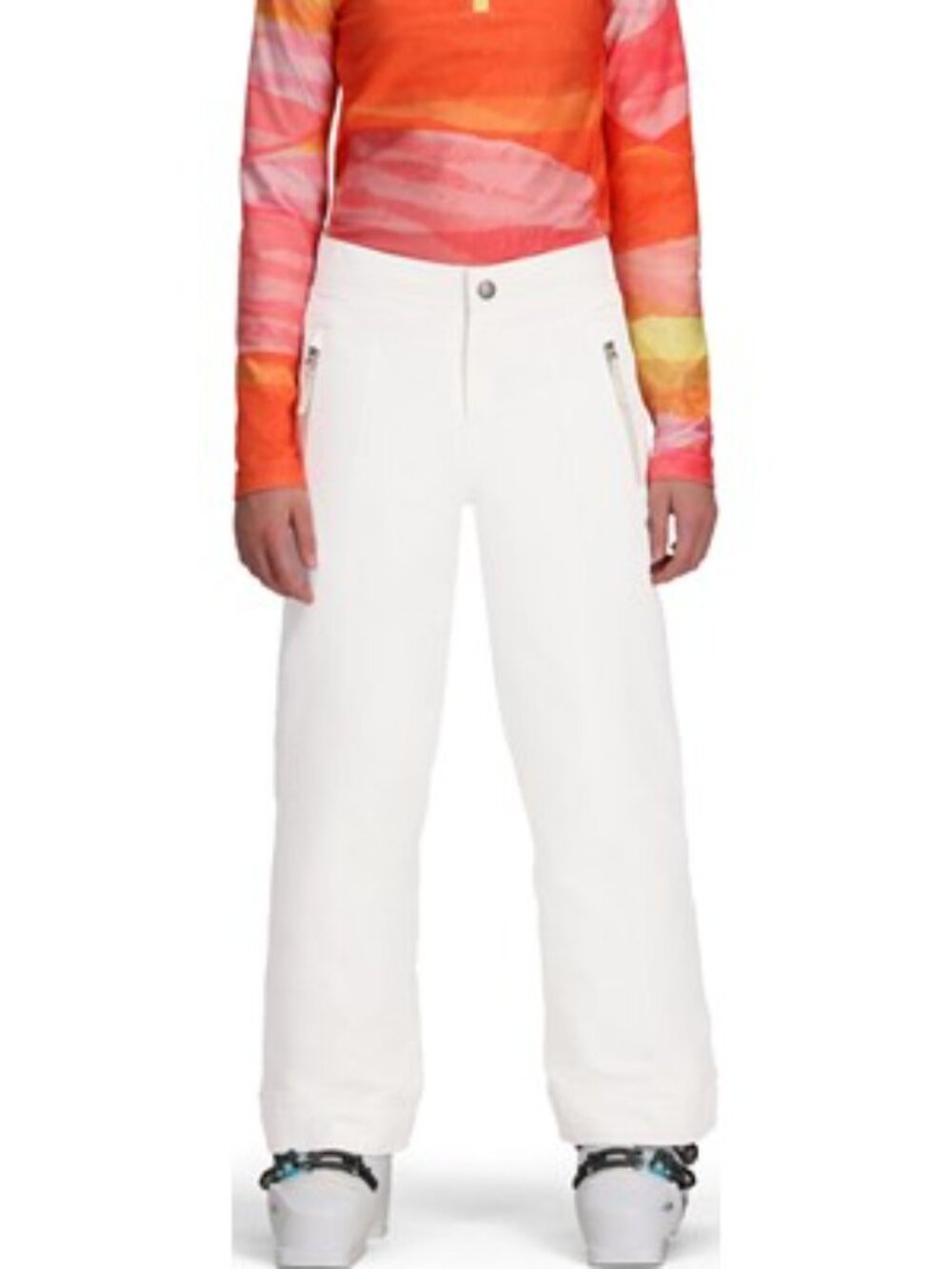 Obermeyer - Teen Girls Brooke Pant, size medium US kids, color white.